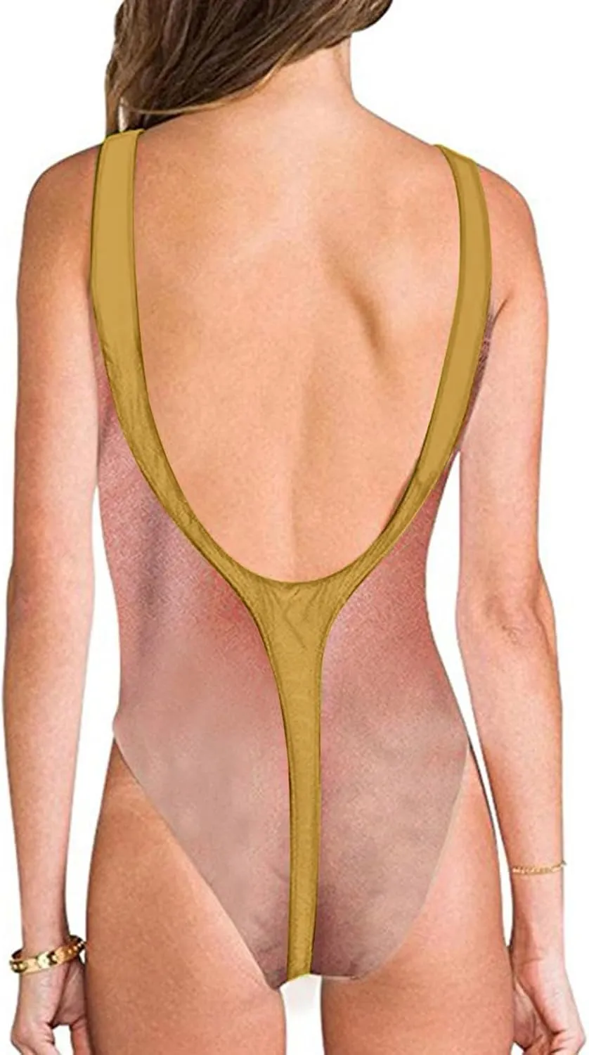 Women's One Piece Swim Dress Women's High Waisted Bathing Suit Wrap Tie Back Monokini Swimwear 1 Bottom Swim Coverup