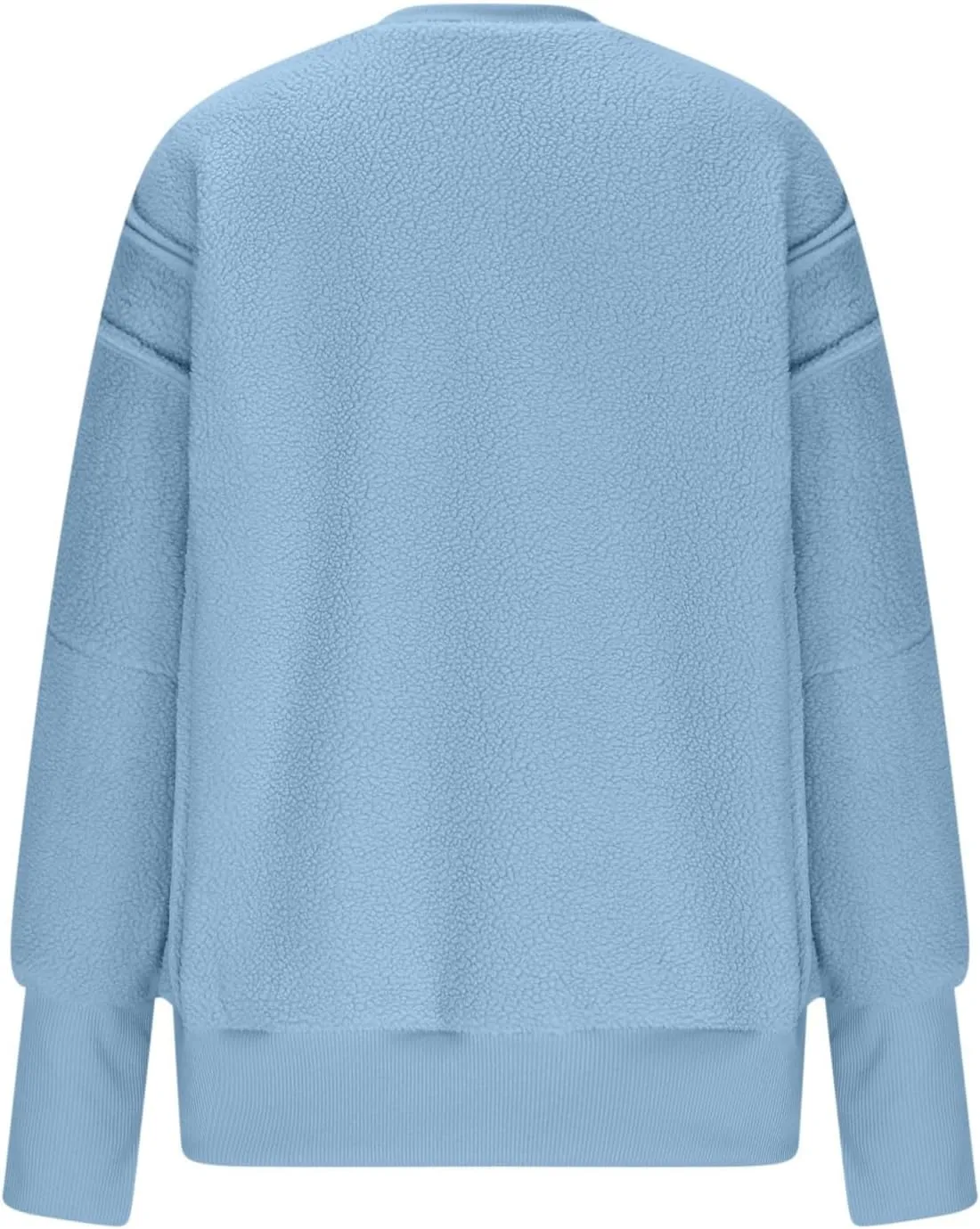 Women's Oversized Crewneck Sweatshirts Trendy Long Sleeve Fleece Pullover Fall Fashion Tops Comfort Winter Clothes