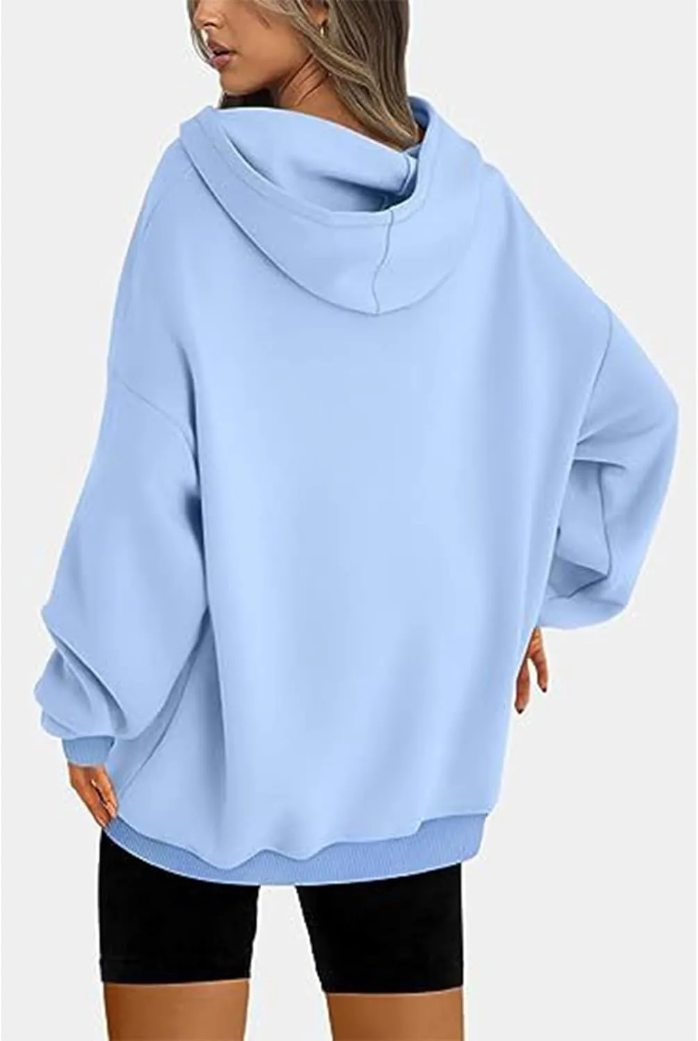 Womens Oversized Hoodies Fleece Sweatshirts 2024 Long Sleeve Pullover Sweaters Clothes with Pockets