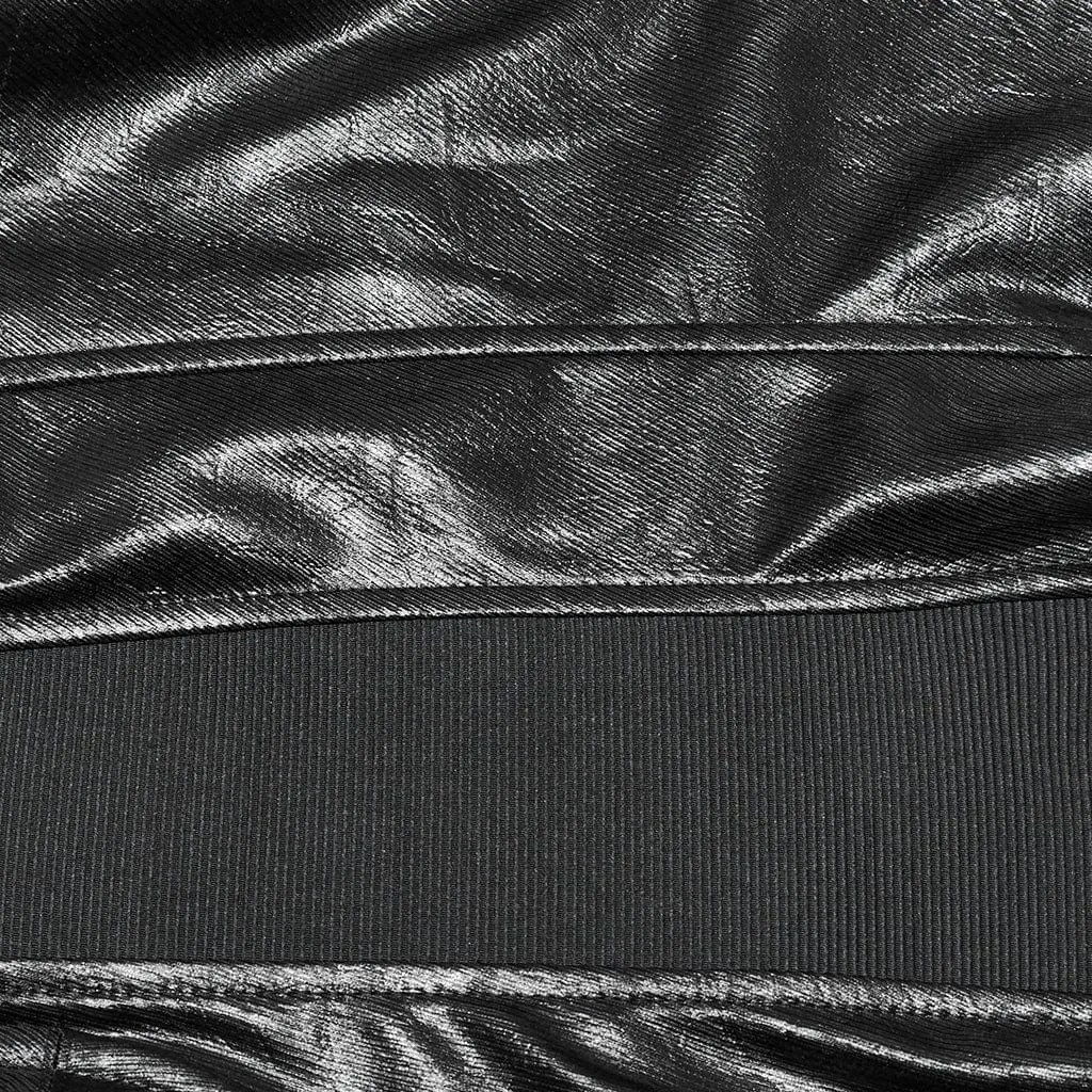 Women's Punk Faux Leather Splice Vest