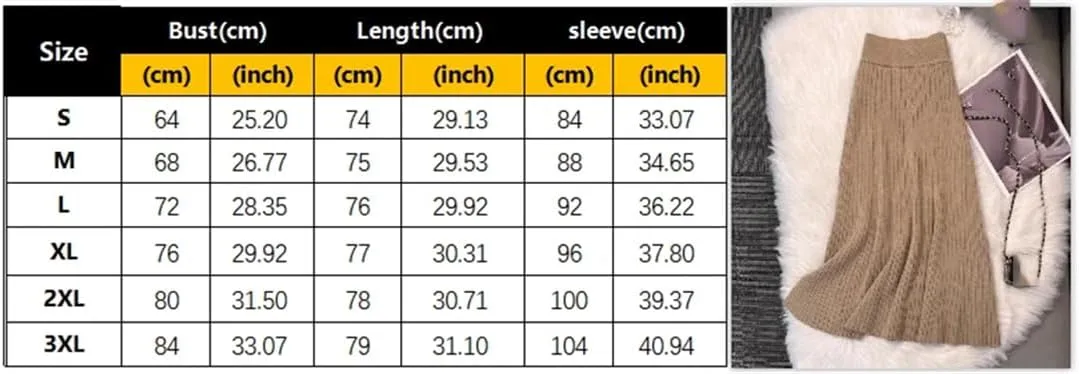 Women's Solid Color Pleated Knit Skirt Stretch High Waist A-Line Office Midi Skirts