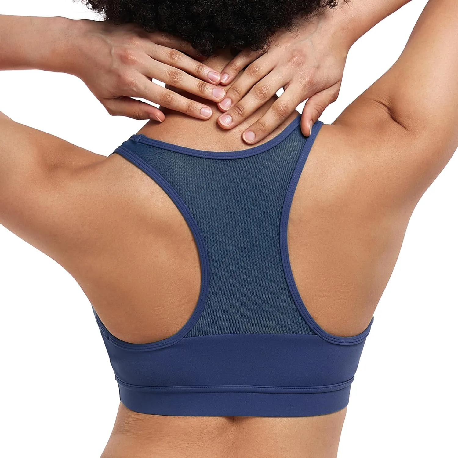 Women's Sports Bra Padded Underwear Sexy Top Athletic Running Sports Bra Mesh Workout Bra Yoga Bra