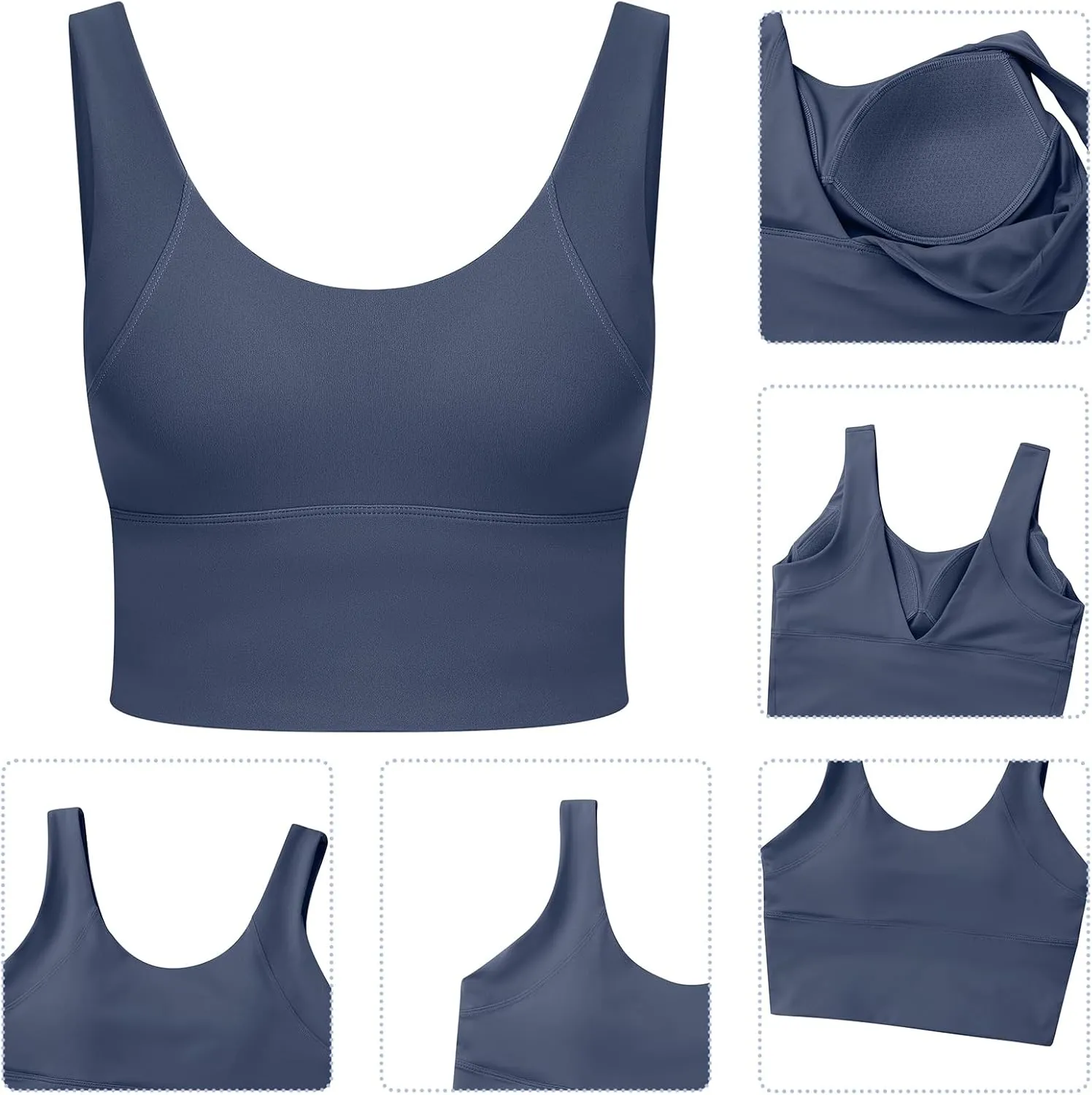 Women's Sports Bra,high Waist Yoga Bras for Women,V-Back Sports Bra with Padding,Suitable high Intensity Sports Bra