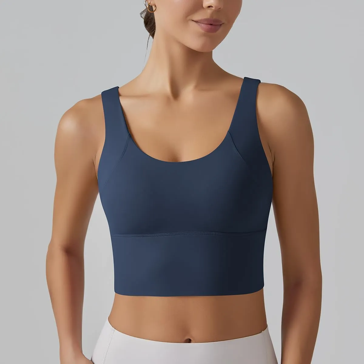Women's Sports Bra,high Waist Yoga Bras for Women,V-Back Sports Bra with Padding,Suitable high Intensity Sports Bra