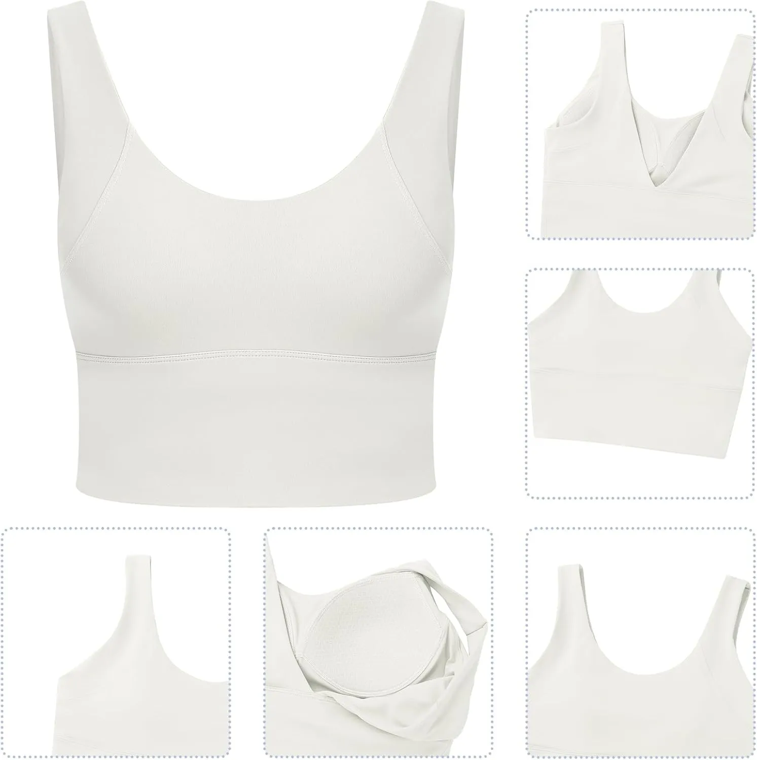 Women's Sports Bra,high Waist Yoga Bras for Women,V-Back Sports Bra with Padding,Suitable high Intensity Sports Bra