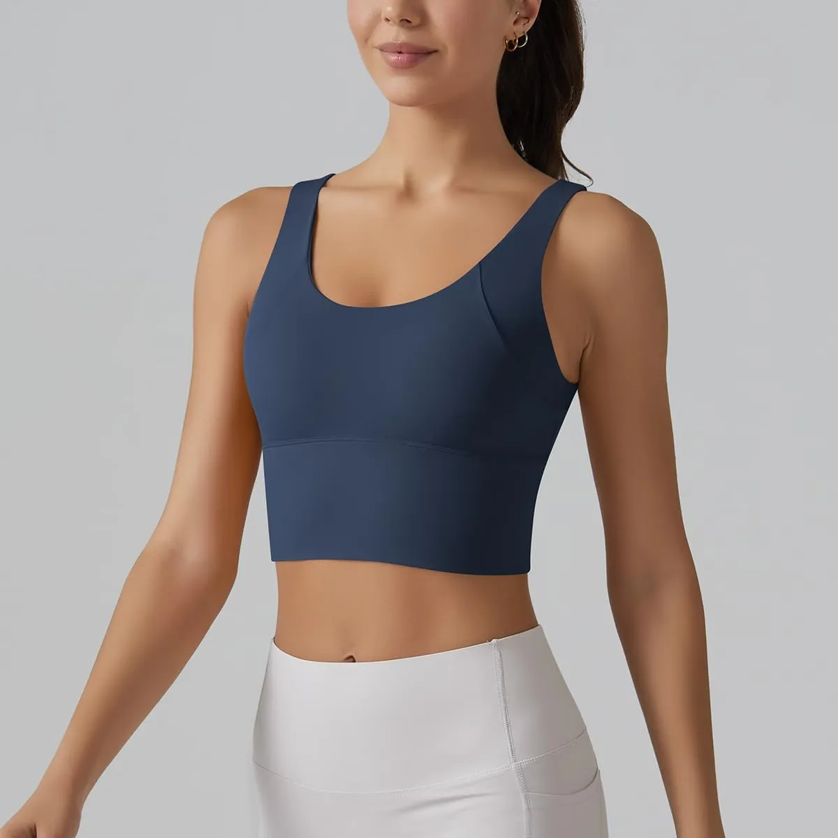 Women's Sports Bra,high Waist Yoga Bras for Women,V-Back Sports Bra with Padding,Suitable high Intensity Sports Bra