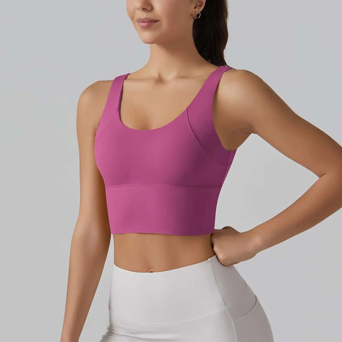 Women's Sports Bra,high Waist Yoga Bras for Women,V-Back Sports Bra with Padding,Suitable high Intensity Sports Bra