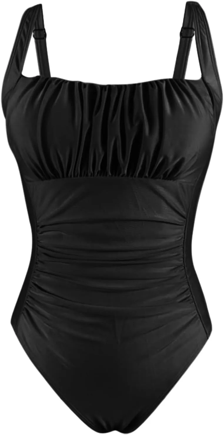 Women's Tankini Swimsuit Bikini Women's Conservative Large Stripe Fashion Beachwear Gradient Sexy Halter Bathing