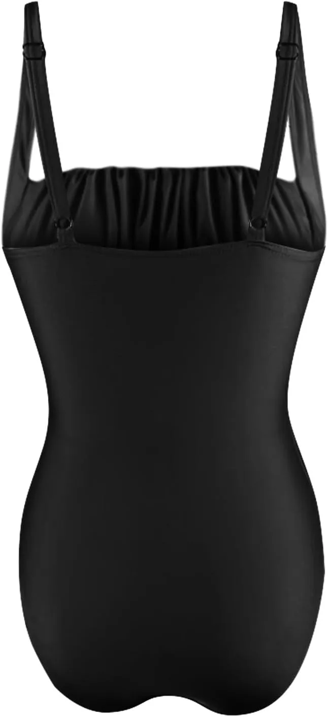 Women's Tankini Swimsuit Bikini Women's Conservative Large Stripe Fashion Beachwear Gradient Sexy Halter Bathing