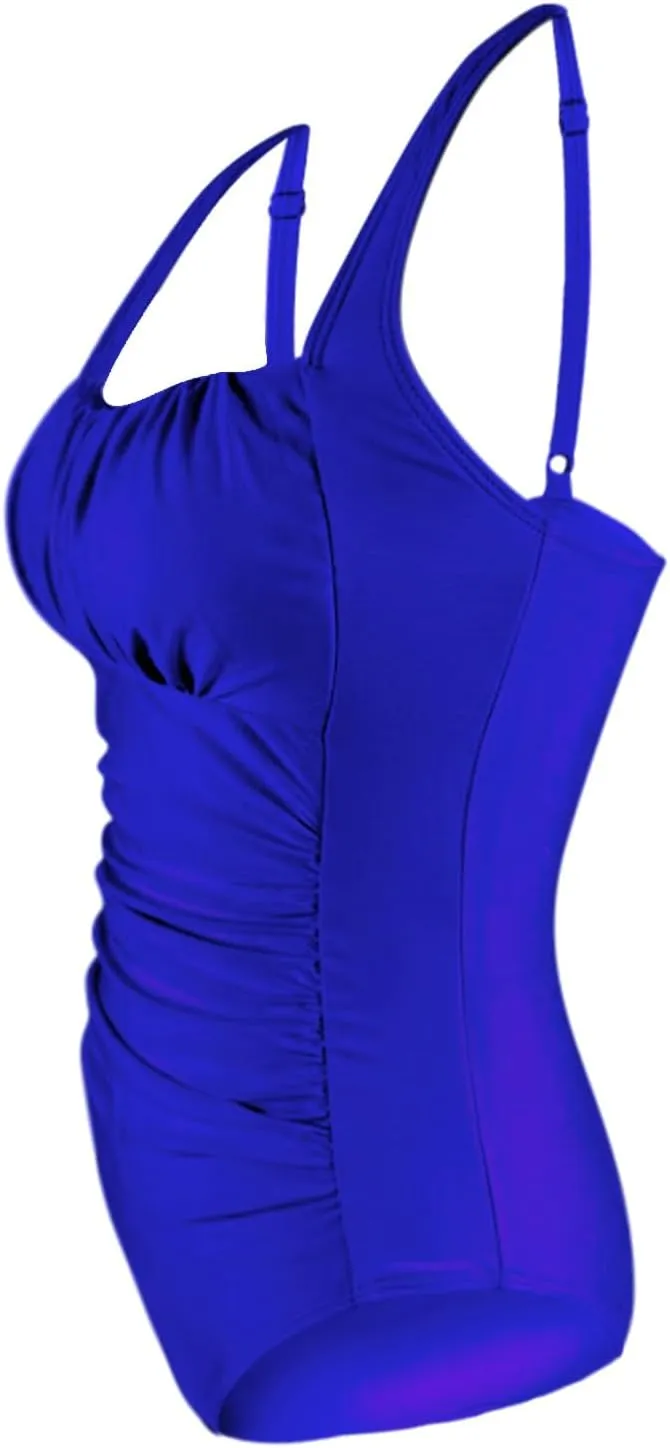 Women's Tankini Swimsuit Bikini Women's Conservative Large Stripe Fashion Beachwear Gradient Sexy Halter Bathing