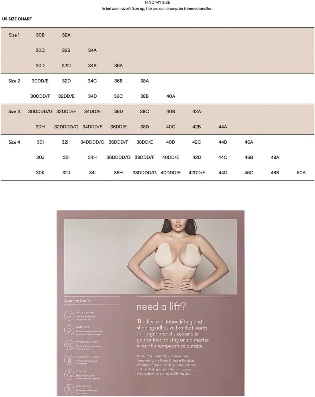 Women's The Game Changer Lift & Shape Bra