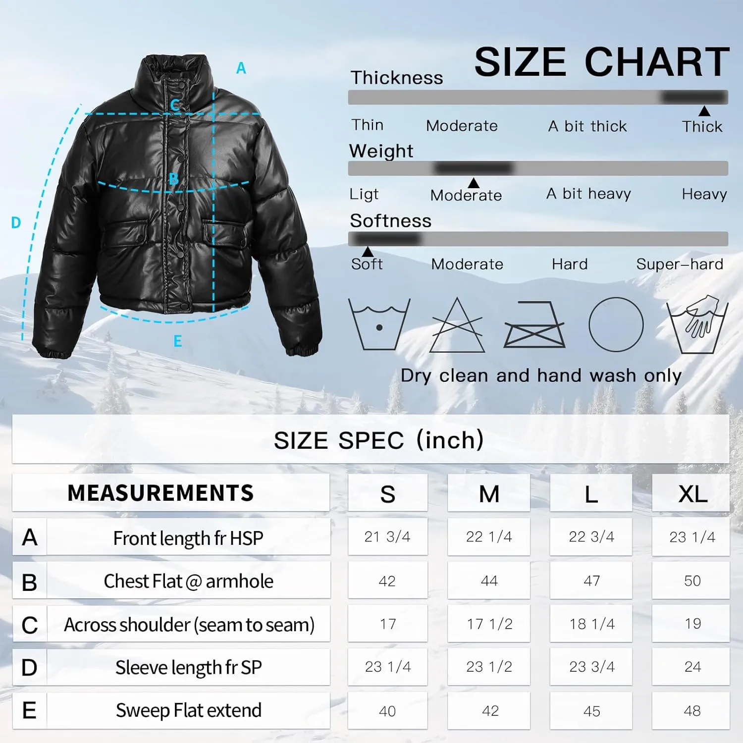 Women's Winter Cropped Puffer Jacket Coat Short Warm Quilted Fashion Jacket