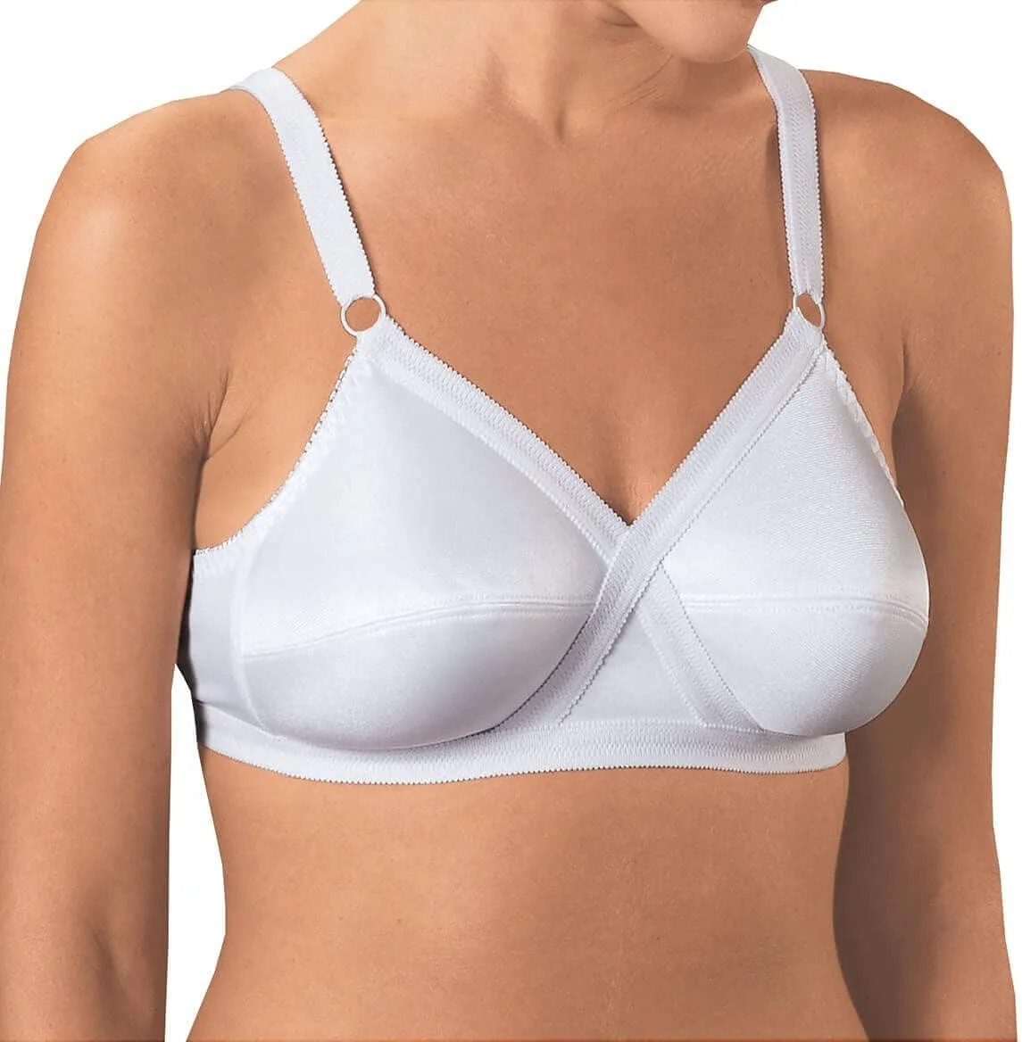 Womens Wireless Cross and Shape Bra, 2-Pack, Beige