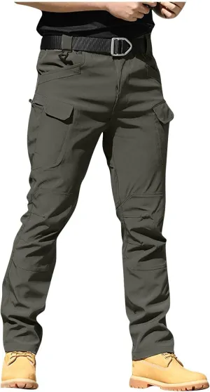 Work Cargo Pants for Men Stretch Ripstop Resistant Tactical Pants Outdoor Multi Pockets Hunting Fishing Hiking Pant