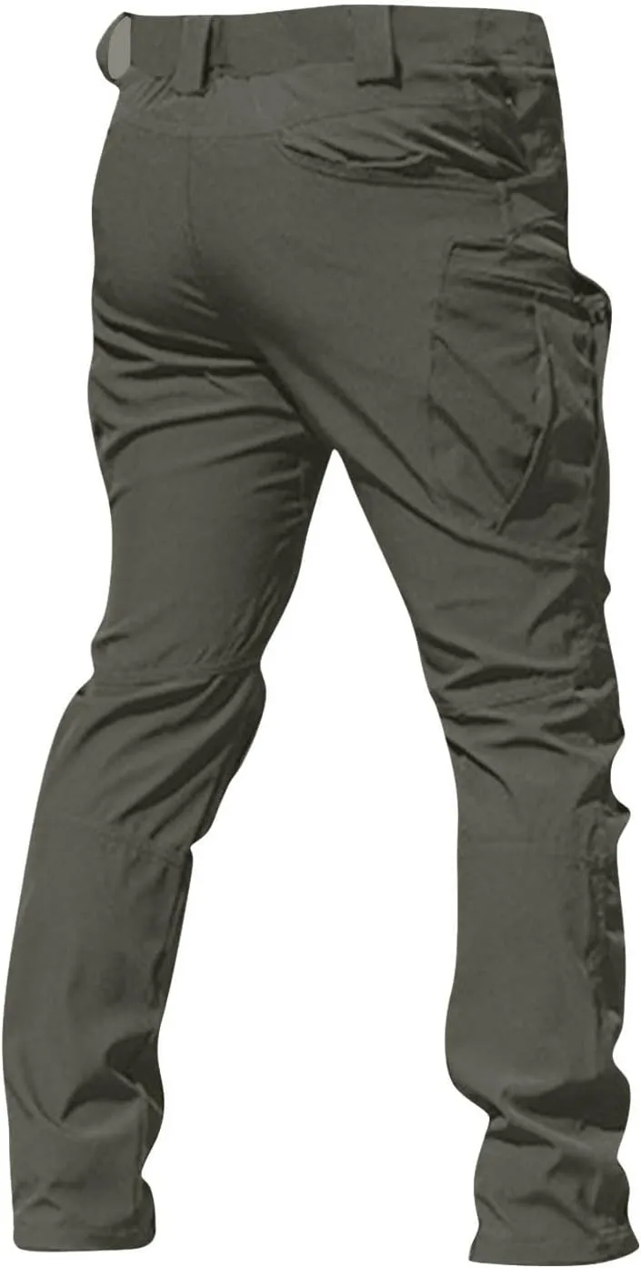Work Cargo Pants for Men Stretch Ripstop Resistant Tactical Pants Outdoor Multi Pockets Hunting Fishing Hiking Pant