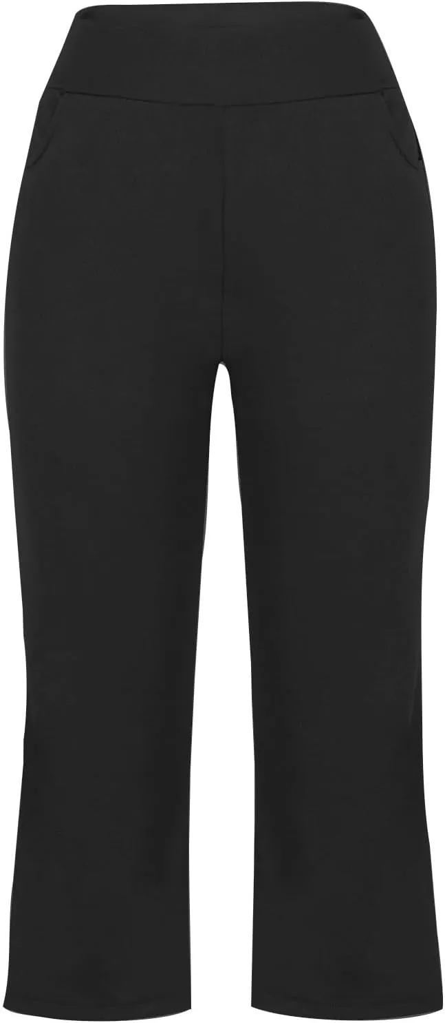 Work Out Gym Yoga Trousers Pants for Juniors Fall Summer High Cut Flare Wide Leg Trousers Pants Women 2025