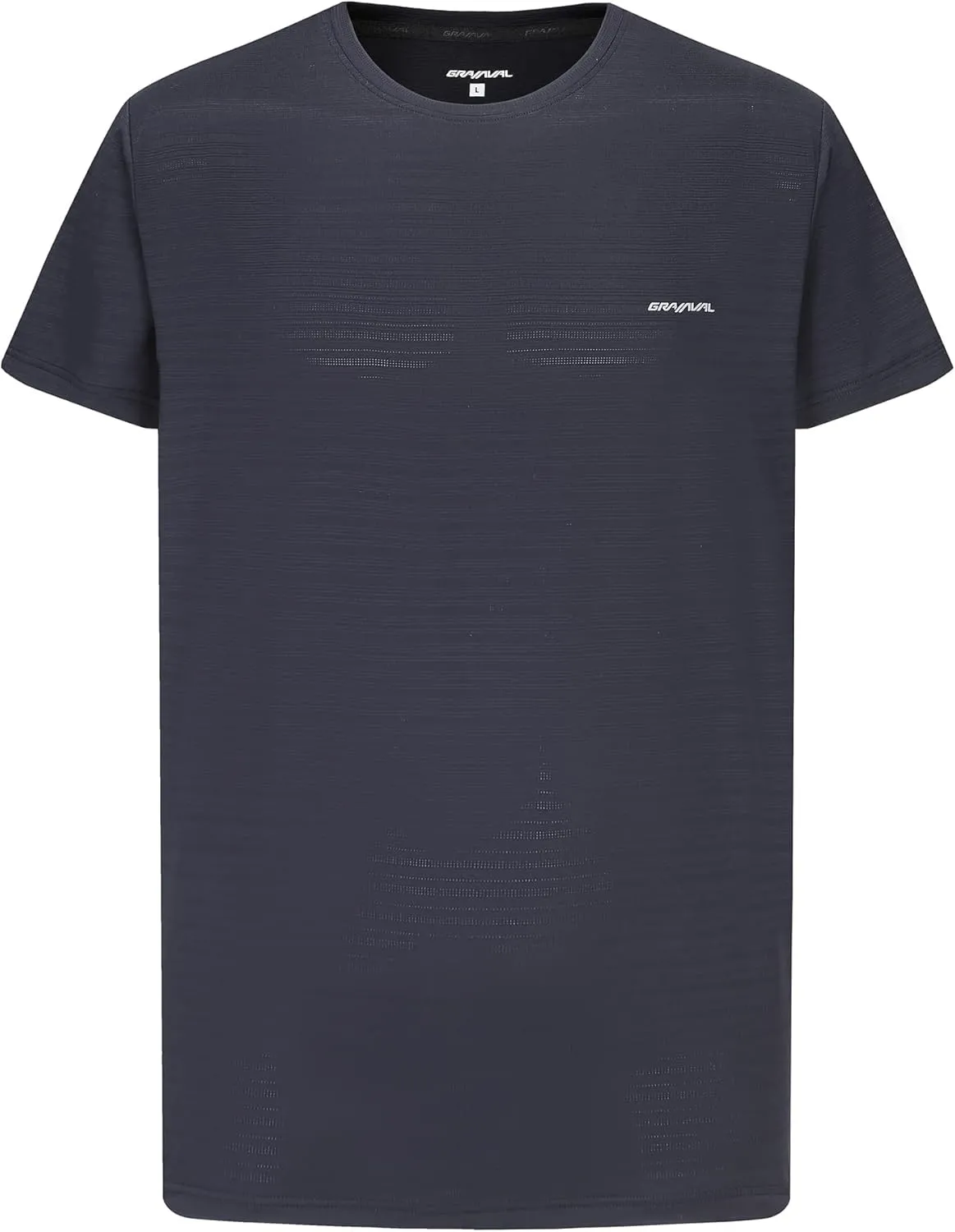 Workout Shirts for Men Crew Neck Short Sleeve Quick Dry Gym Athletic Active T Shirt Moisture Wicking