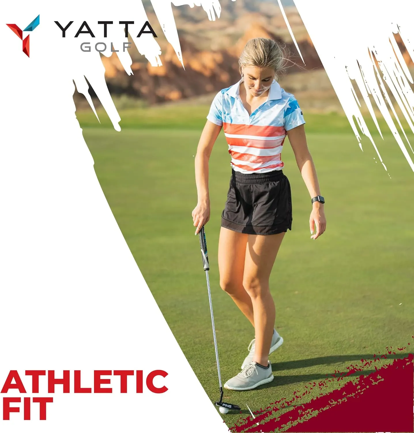 YATTA GOLF Premium Golf Polo Shirts for Women - Lightweight, Quick Dry, Wrinkle Resistant & Moisture Wicking Polo