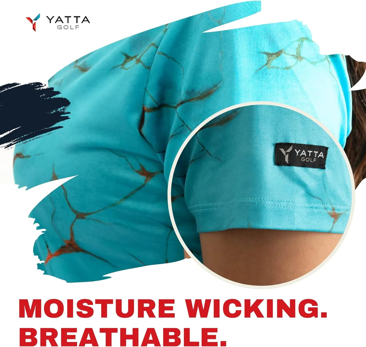 YATTA GOLF Premium Golf Polo Shirts for Women - Lightweight, Quick Dry, Wrinkle Resistant & Moisture Wicking Polo