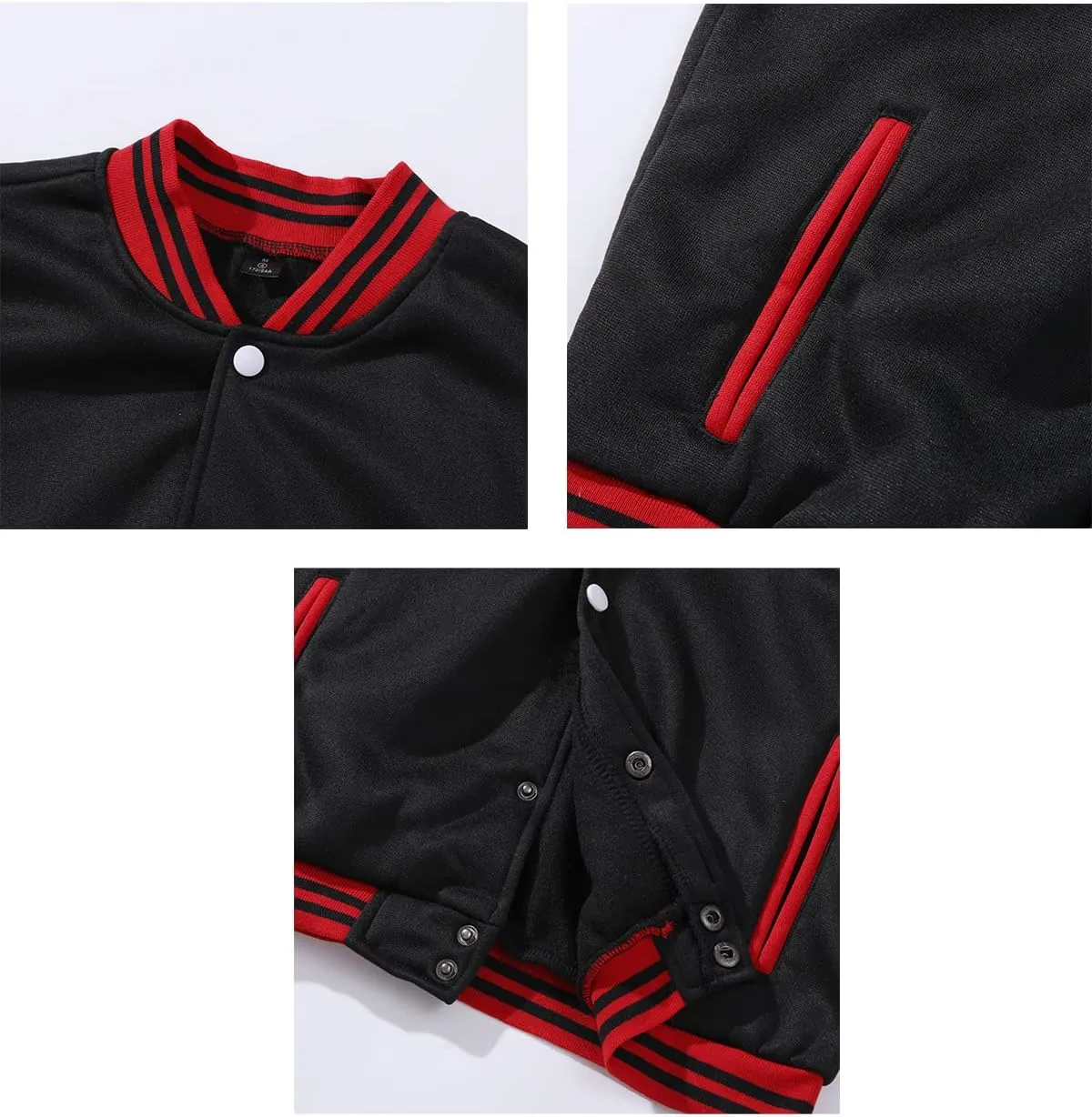 Yuji Itadori Women Varsity Jacket Baseball Lightweight Outwear Fleece Coat Button Down Clothes