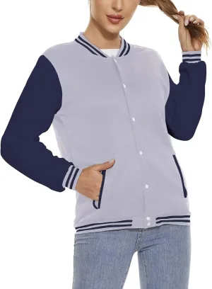 Yuji Itadori Women Varsity Jacket Baseball Lightweight Outwear Fleece Coat Button Down Clothes