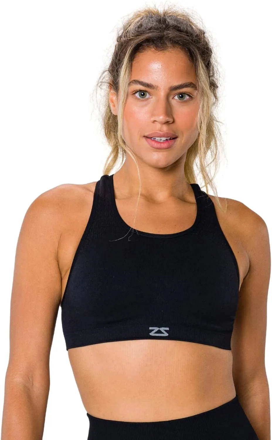 Zensah Seamless Sports Bra - Best Sports Bra for Running, Made in USA