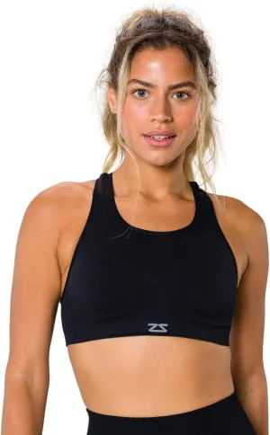 Zensah Seamless Sports Bra - Best Sports Bra for Running, Made in USA