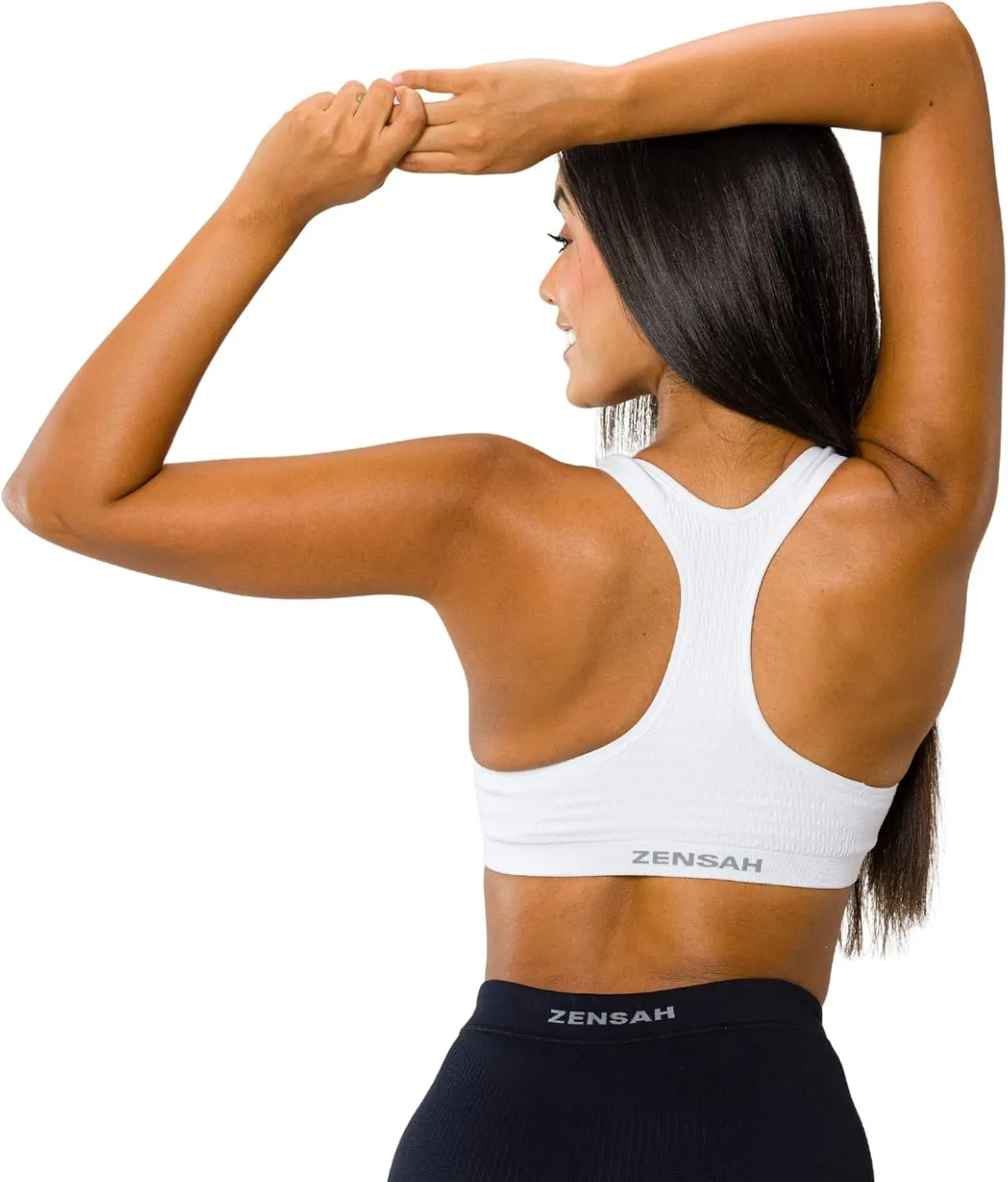 Zensah Seamless Sports Bra - Best Sports Bra for Running, Made in USA