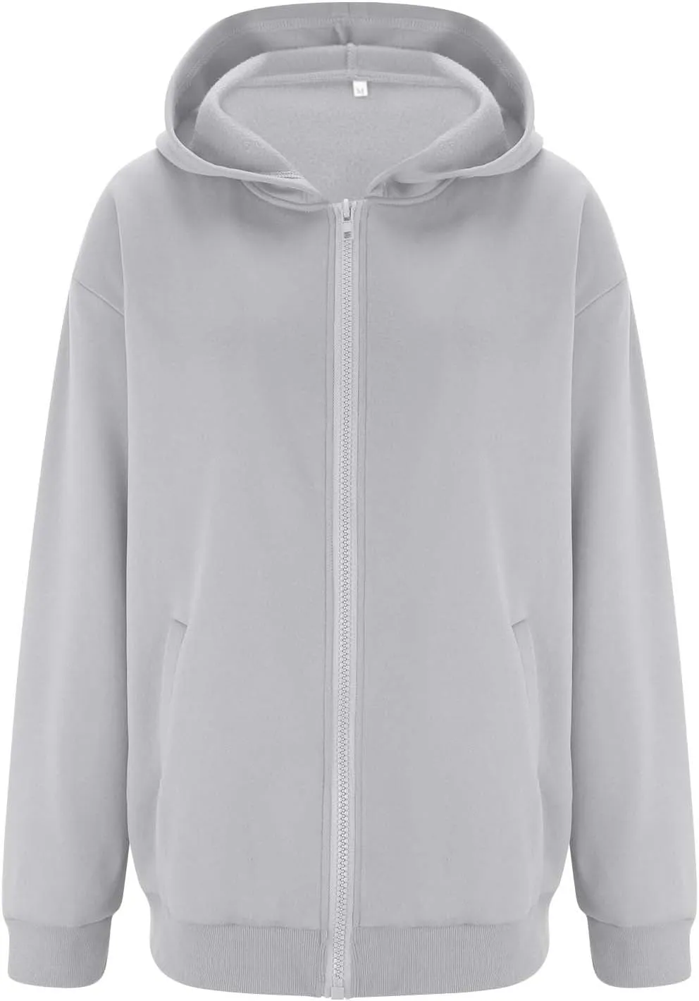 Zip Up Hoodies for Women Oversized Sweatshirt with Hooded Long Sleeve Jackets Coat Workout Y2K Outfits 2024 Fall