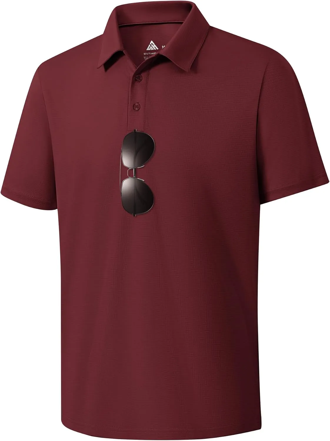 ZITY Mens Polo Shirts Short Sleeve Performance Moisture Wicking Work Golf Shirt